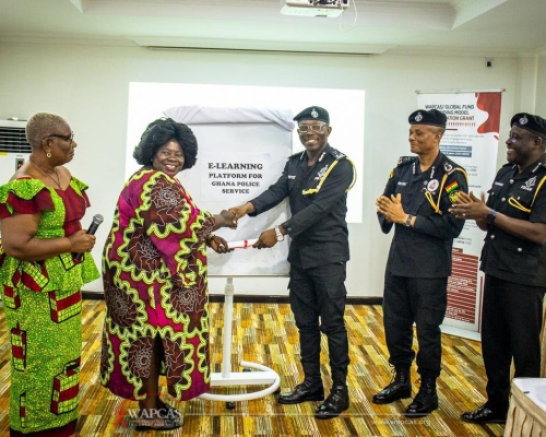 WAPCAS Hands Over E-Learning Platform to Ghana Police Service